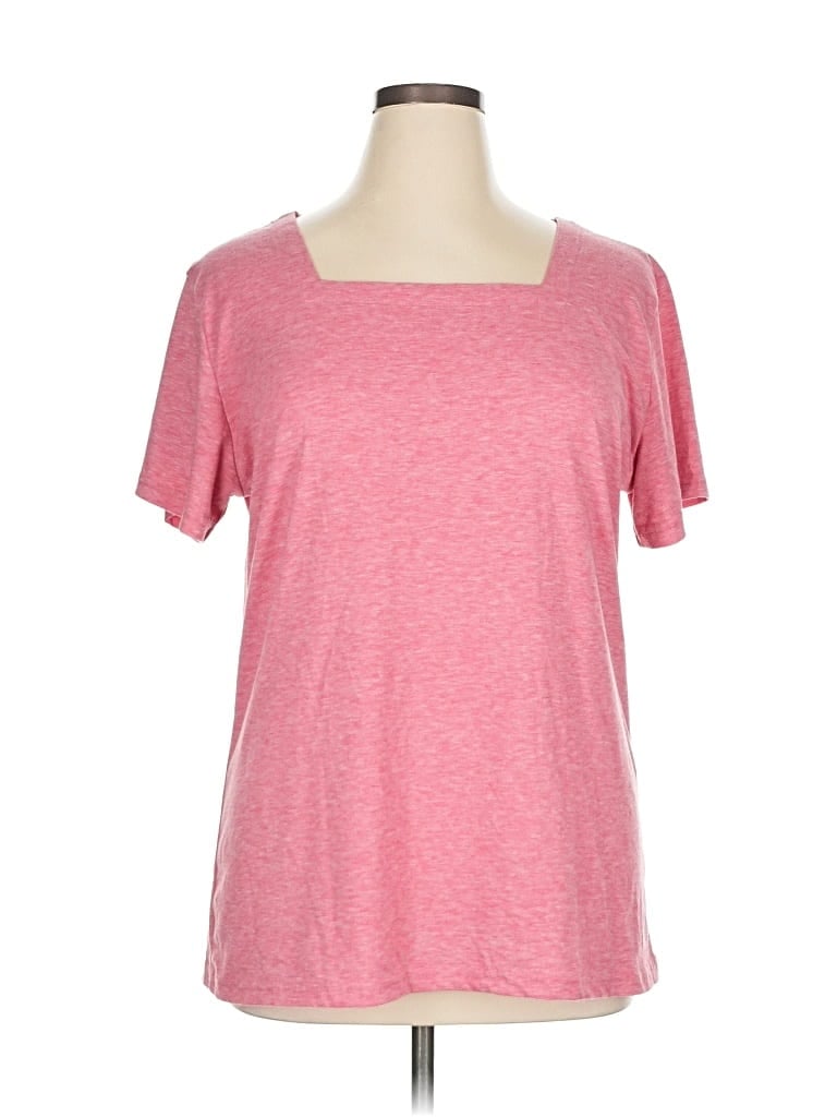 Pre-owned Unbranded Short Sleeve T-shirt In Pink