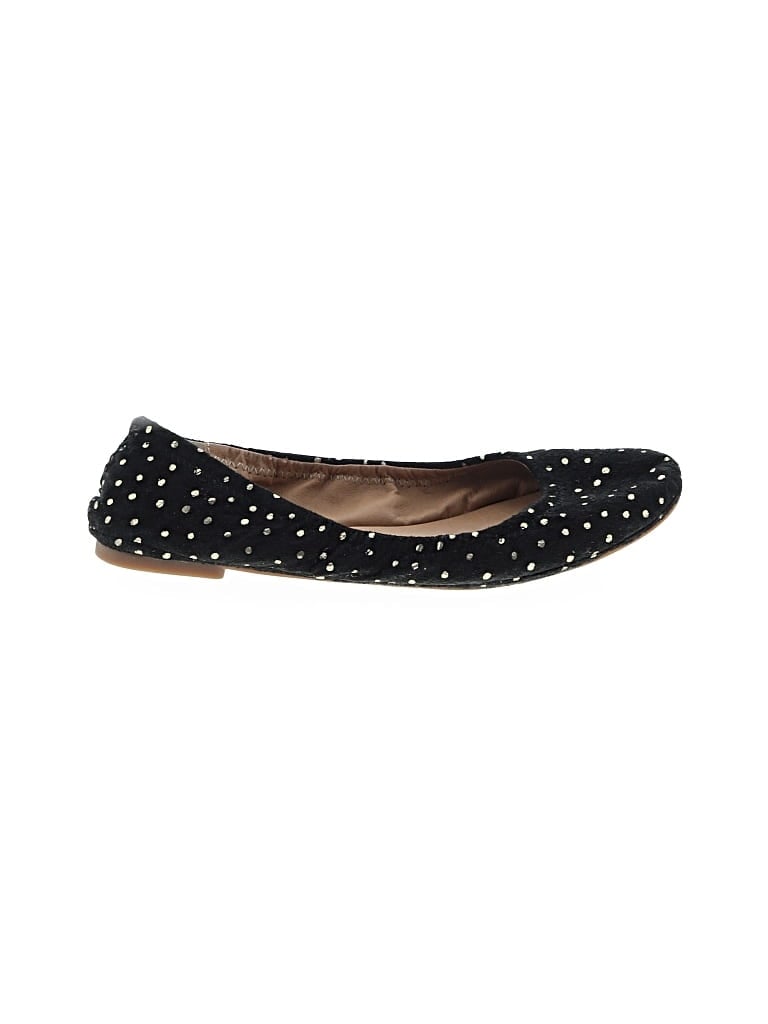 Pre-owned Lucky Brand Flats In Black