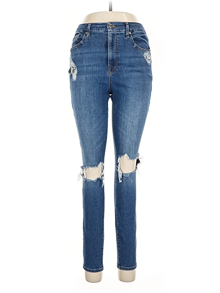 Pre-owned Good American Jeans In Blue