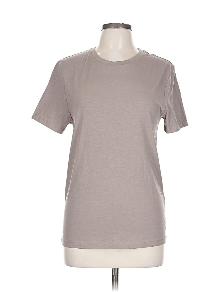 Pre-owned Asos Design Short Sleeve T-shirt In Gray