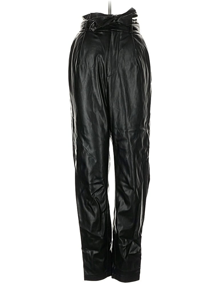 Pre-owned Bb Dakota By Steve Madden Faux Leather Pants In Black