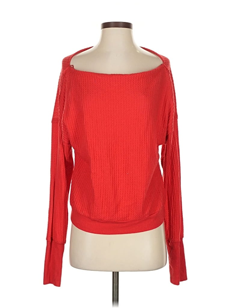 Pre-owned Treasure & Bond Long Sleeve T-shirt In Red