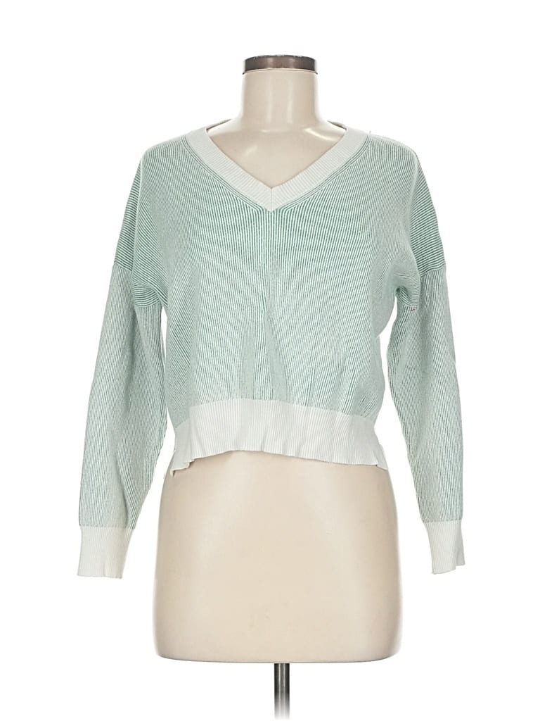 Pre-owned Dreamers By Debut Pullover Sweater In Green