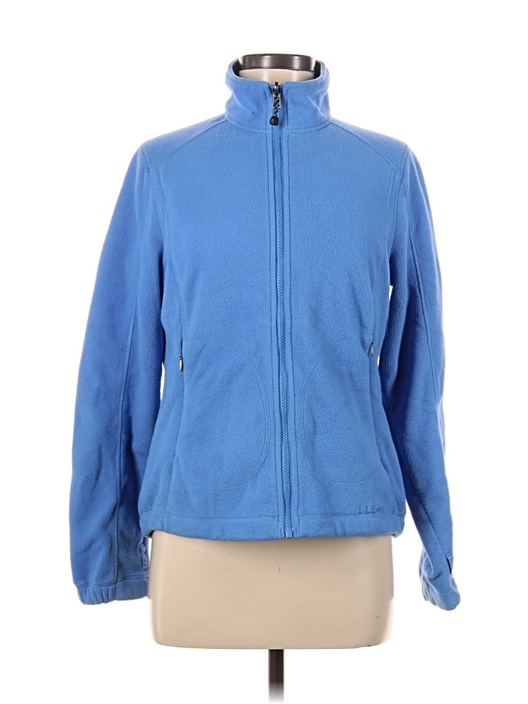 Pre-owned L.l.bean Fleece Jacket In Blue