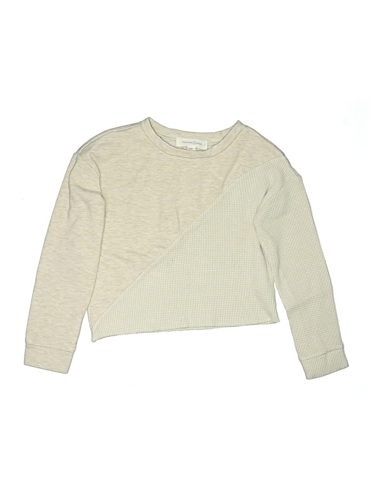 Pre-owned Treasure & Bond Kids' Pullover Sweater In White