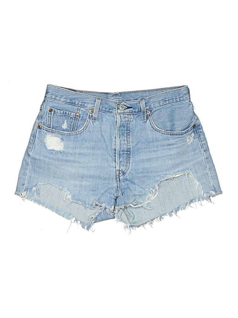 Pre-owned Levi's Denim Shorts In Blue