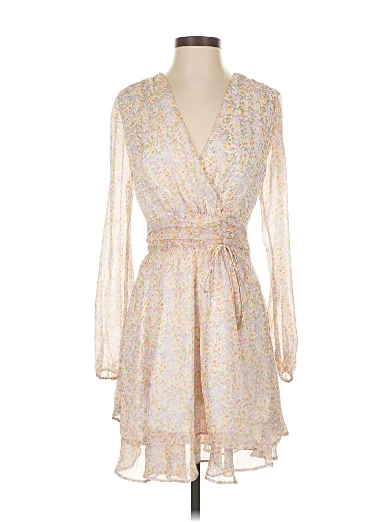 Pre-owned Elodie Cocktail Dress In White