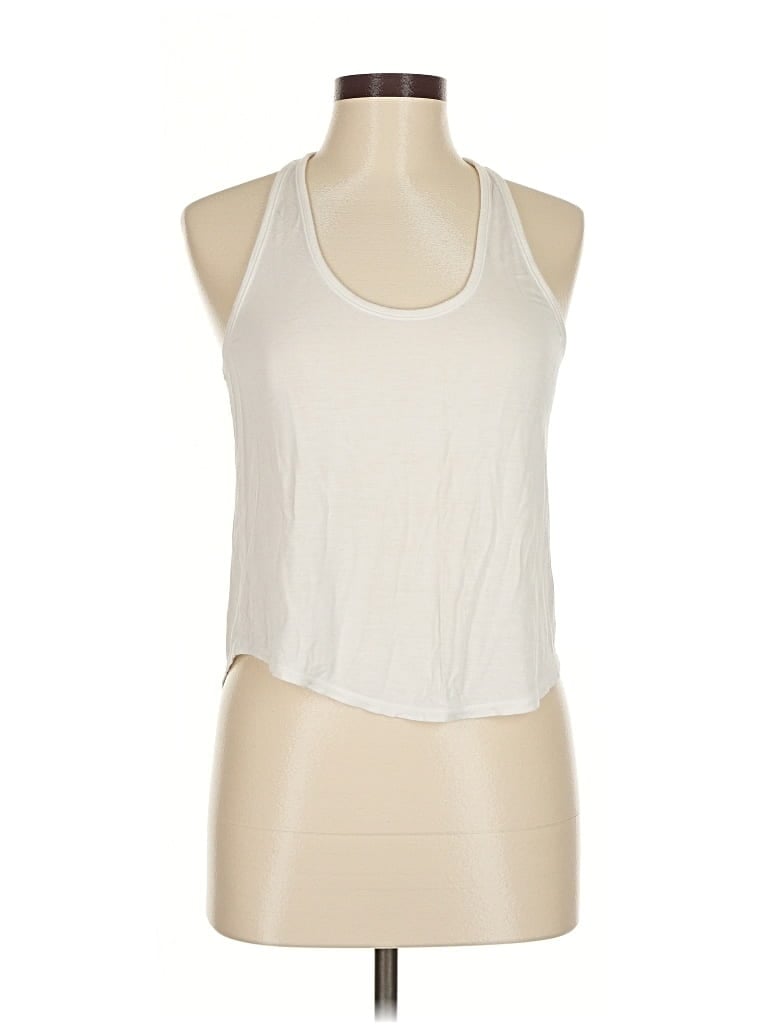 Pre-owned All Access Tank Top Ivory Halter Neckline Tops In White