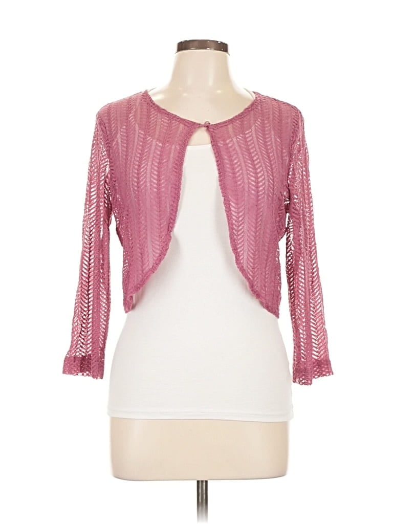 Pre-owned North Style Cardigan Sweater In Pink