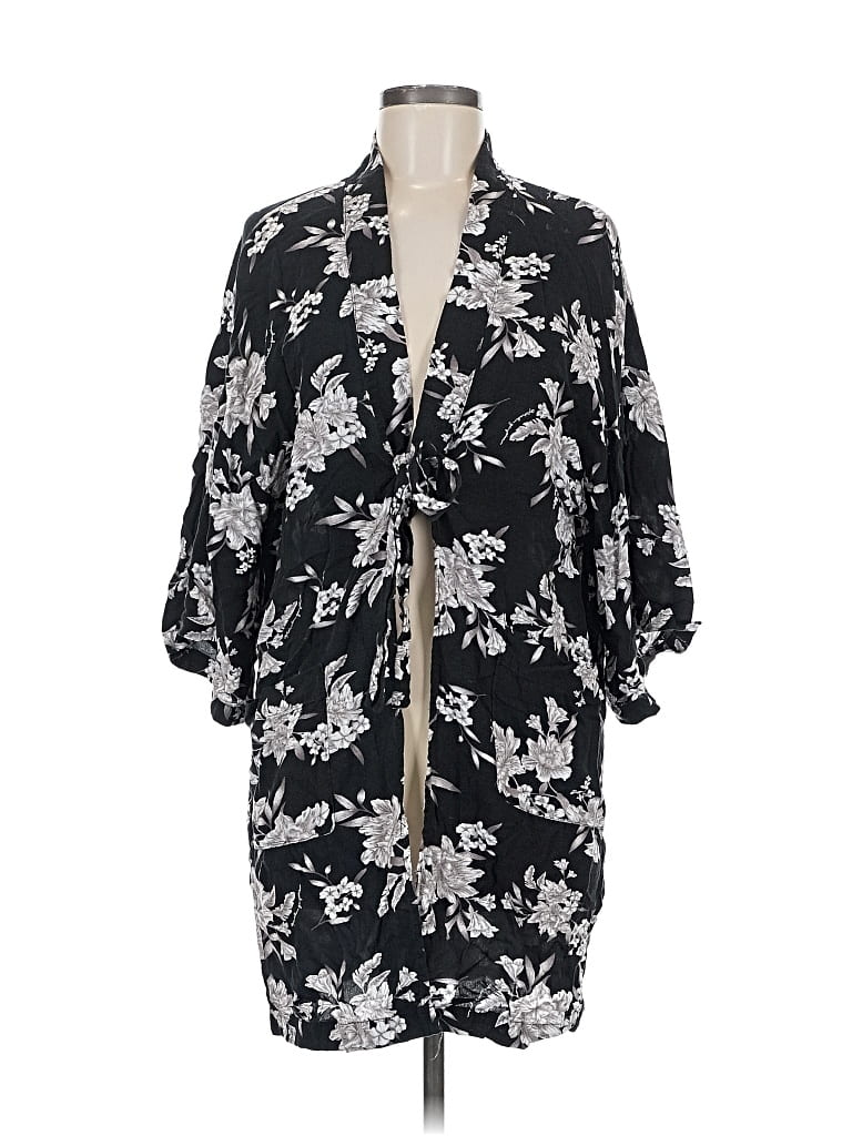 Pre-owned Spiritual Gangster Cardigan Sweater In Black