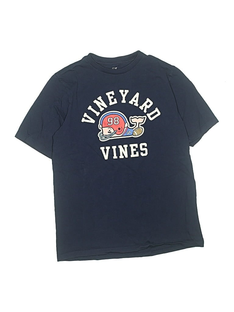 Pre-owned Vineyard Vines Kids' Short Sleeve T-shirt In Blue