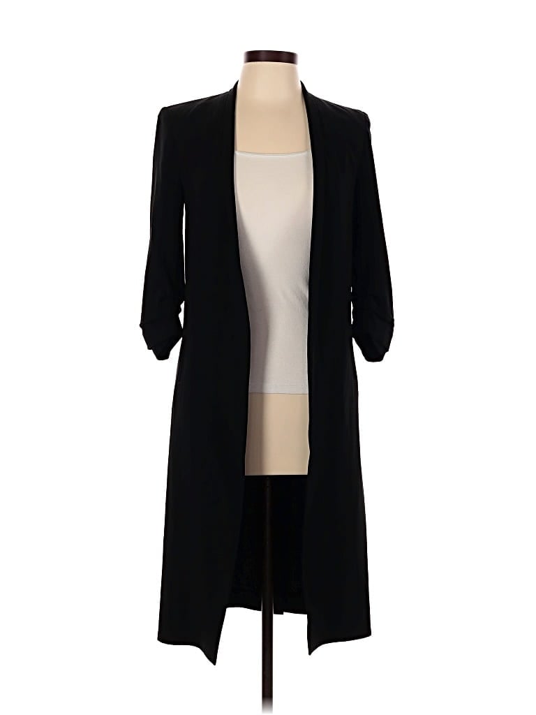 Pre-owned Babaton Trenchcoat In Black