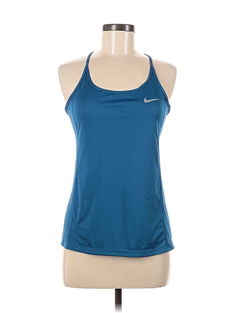 Pre-owned Nike Active Tank Top In Blue
