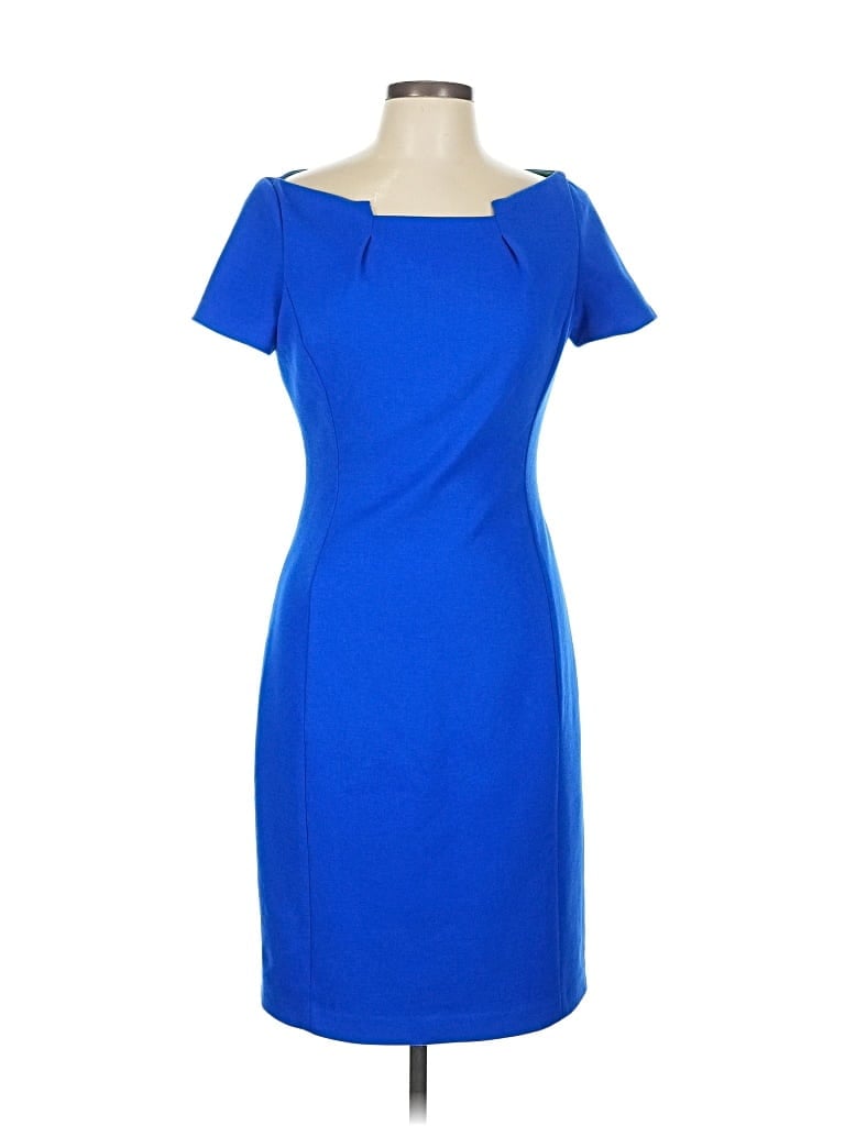Pre-owned T Tahari Cocktail Dress In Blue