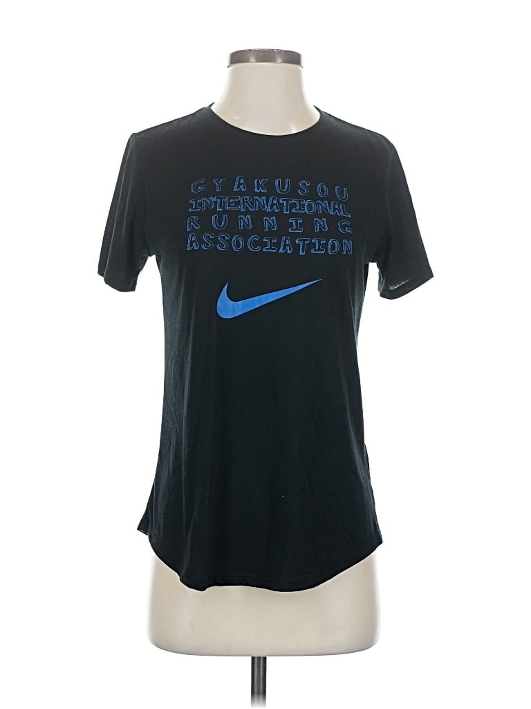 Pre-owned Nike Short Sleeve T-shirt In Blue