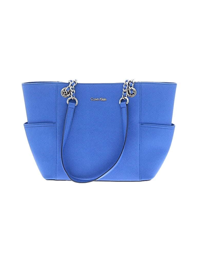 Pre-owned Calvin Klein Shoulder Bag In Blue