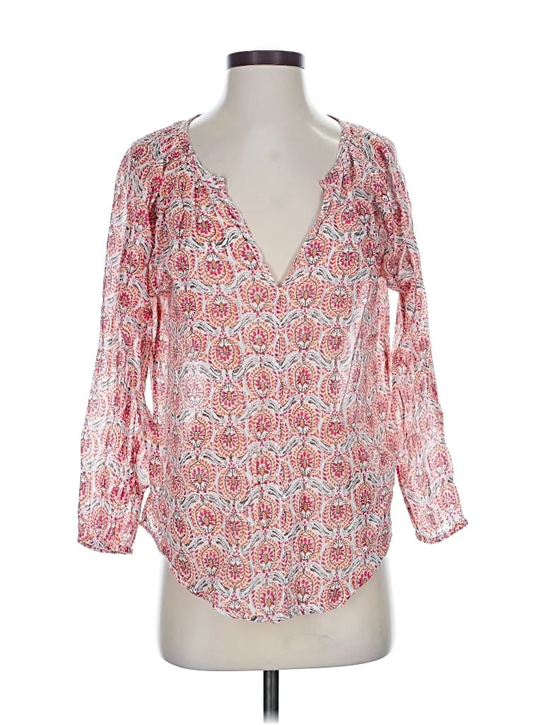 Pre-owned Roberta Roller Rabbit 3/4 Sleeve T-shirt In Pink