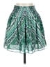 Ramy Brook 100% Polyester Paisley Green Casual Skirt Size XXS (estimated) - photo 1