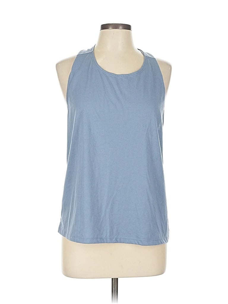 Pre-owned Nike Sleeveless T-shirt In Blue