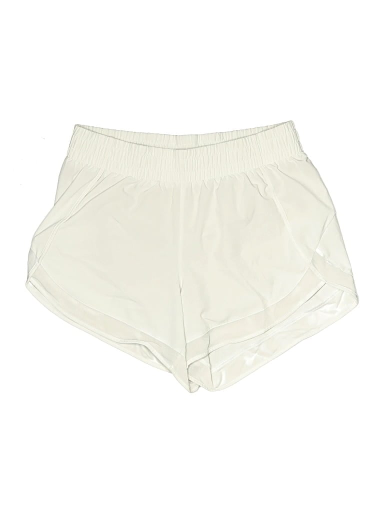 Pre-owned Athleta Athletic Shorts In White