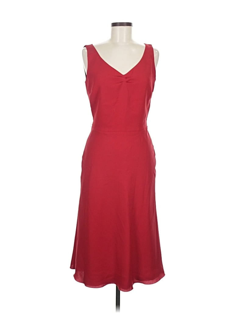 Pre-owned Zara Basic Cocktail Dress In Red