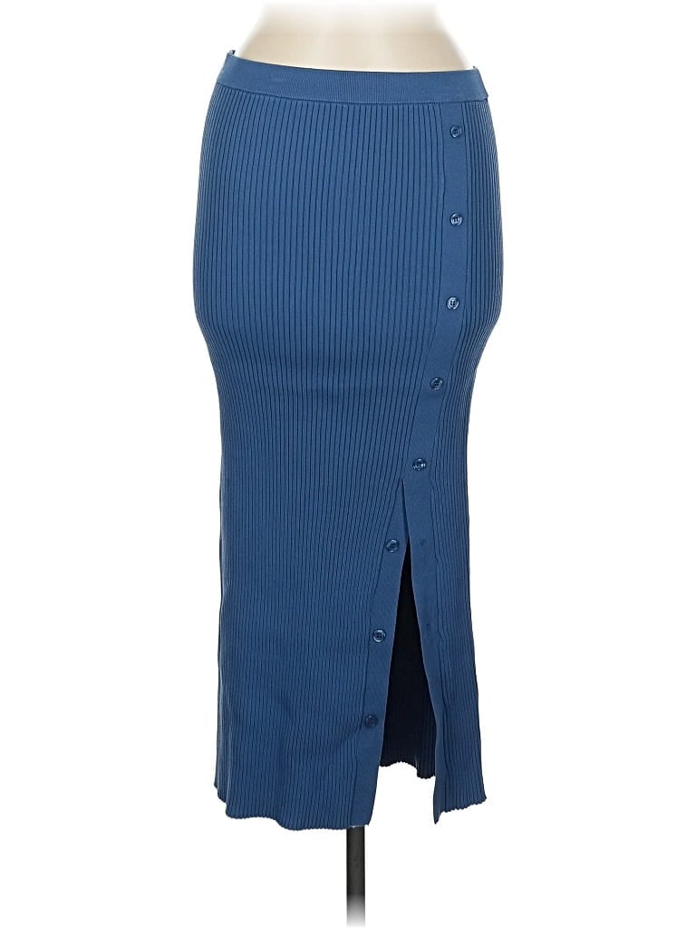 Pre-owned Wayf Casual Skirt In Blue