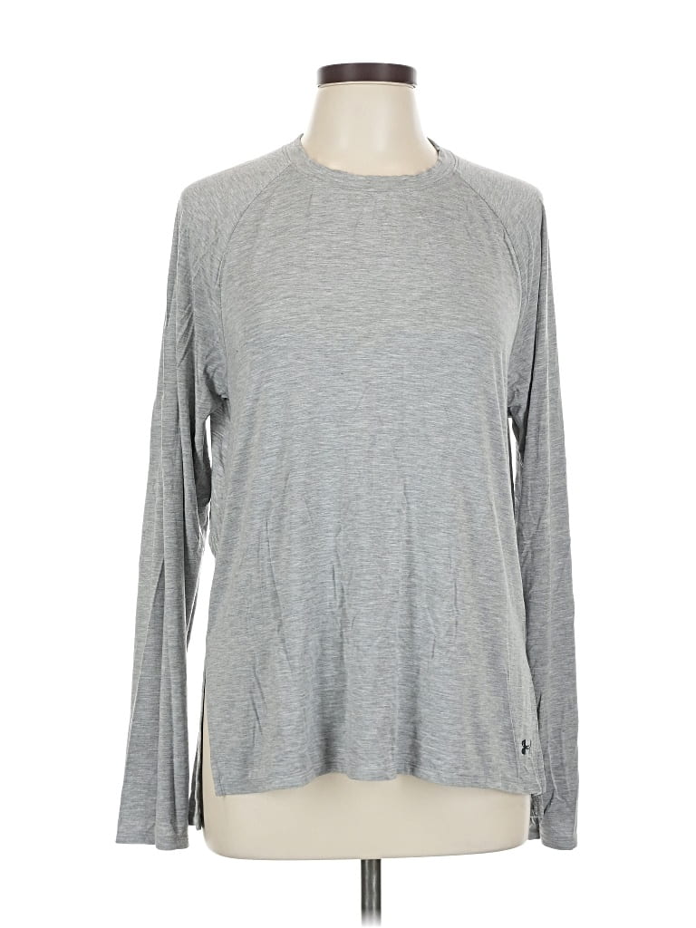 Pre-owned Under Armour Long Sleeve T-shirt In Gray