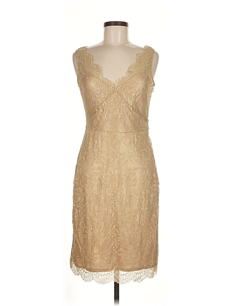 Pre-owned Bcbgmaxazria Cocktail Dress In Brown