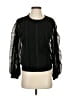 Daniel Rainn 100% Rayon Solid Black Long Sleeve Blouse Size XS - photo 1