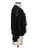 Daniel Rainn 100% Rayon Solid Black Long Sleeve Blouse Size XS - photo 4