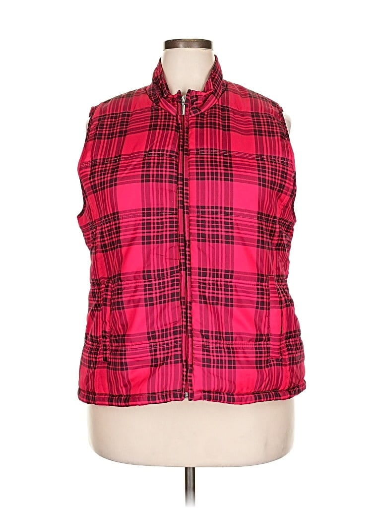 Pre-owned Jane Ashley Vest In Red