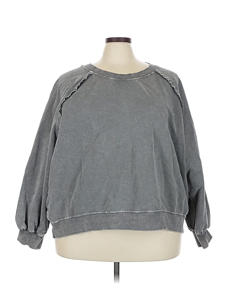 Pre-owned Torrid Sweatshirt In Gray