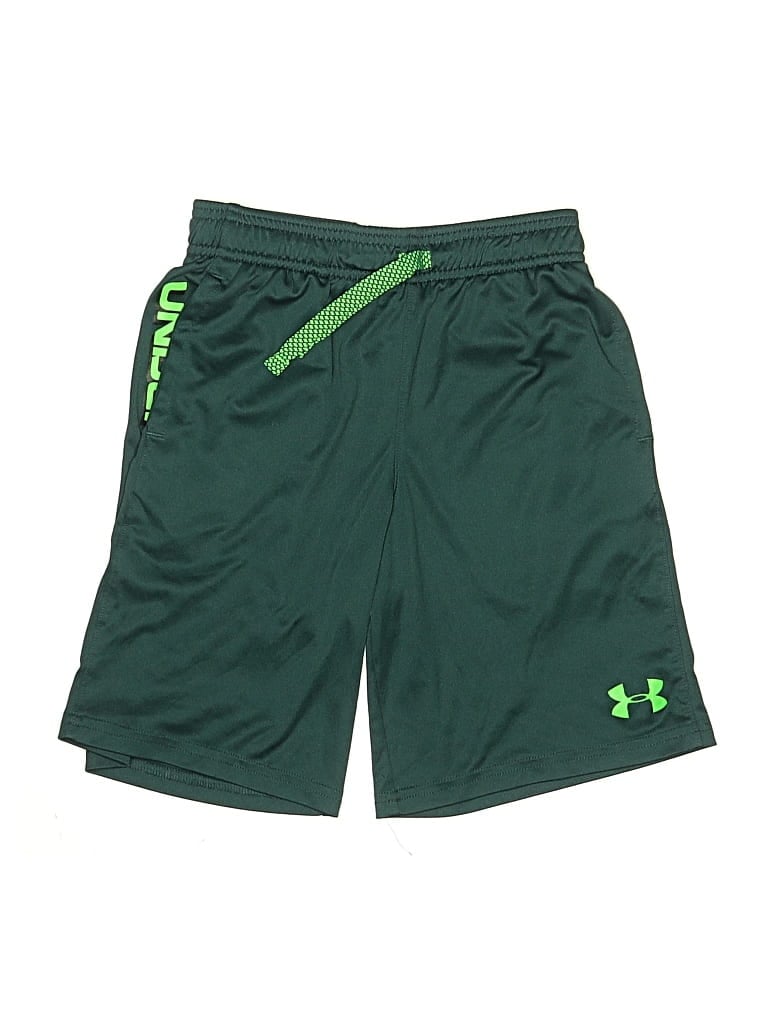 Pre-owned Under Armour Kids' Athletic Shorts In Green
