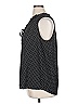 Beacon 100% Polyester Polka Dots Black Sleeveless Blouse Size 1X - photo 5