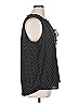 Beacon 100% Polyester Polka Dots Black Sleeveless Blouse Size 1X - photo 4