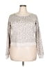 Tek Gear Animal Print Silver Pullover Sweater Size XXL - photo 1