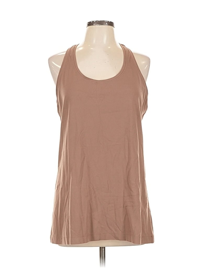 Pre-owned Lululemon Athletica Sleeveless T-shirt In Brown