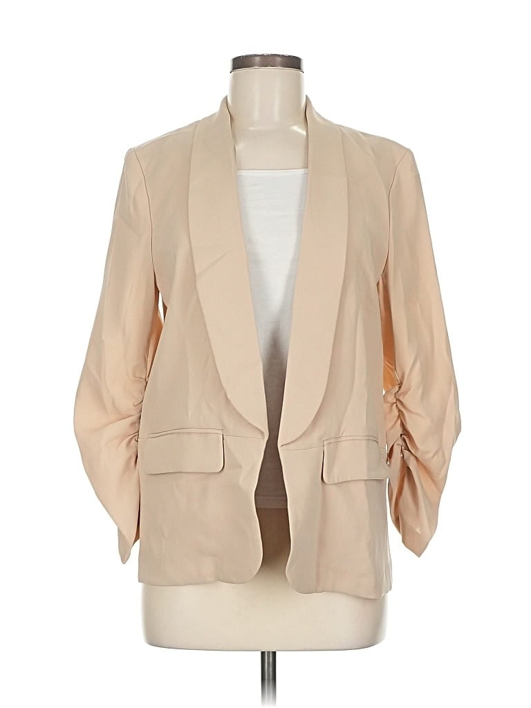 Pre-owned Lulus Blazer Jacket In Brown