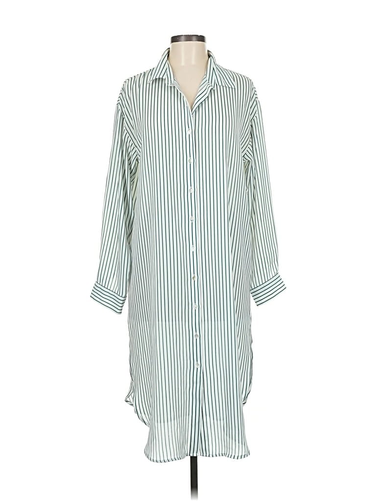 Pre-owned Forever 21 Contemporary Casual Dress In Green