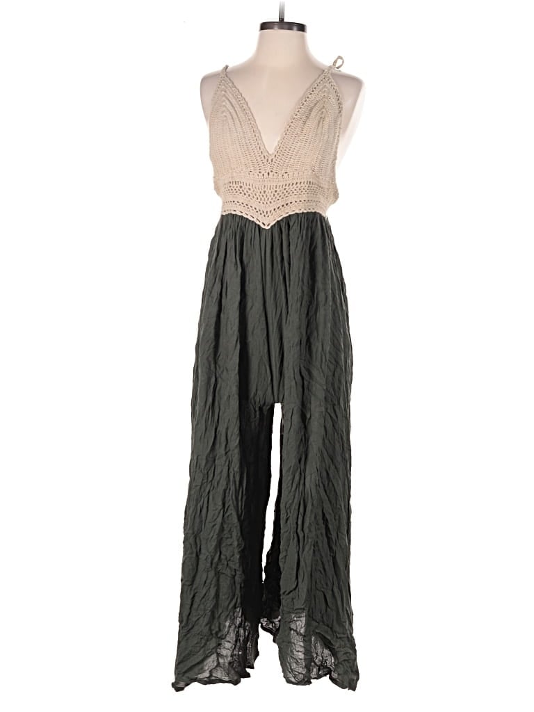 Pre-owned Natura Jumpsuit In Gray