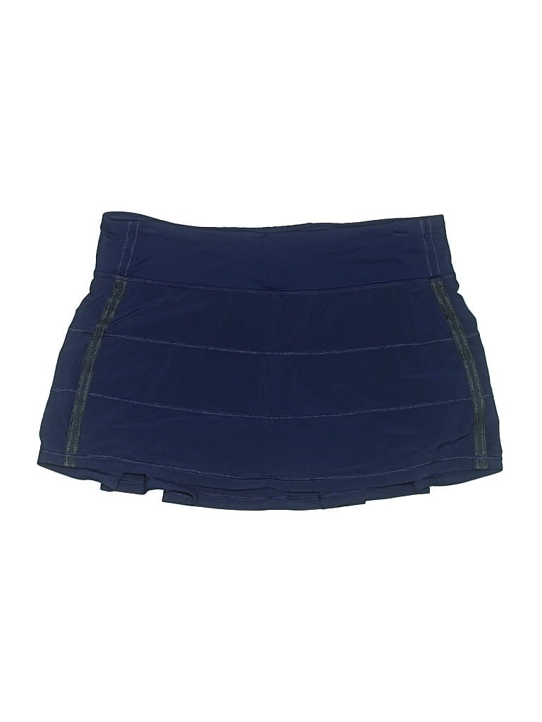 Pre-owned Lululemon Athletica Active Skort In Blue