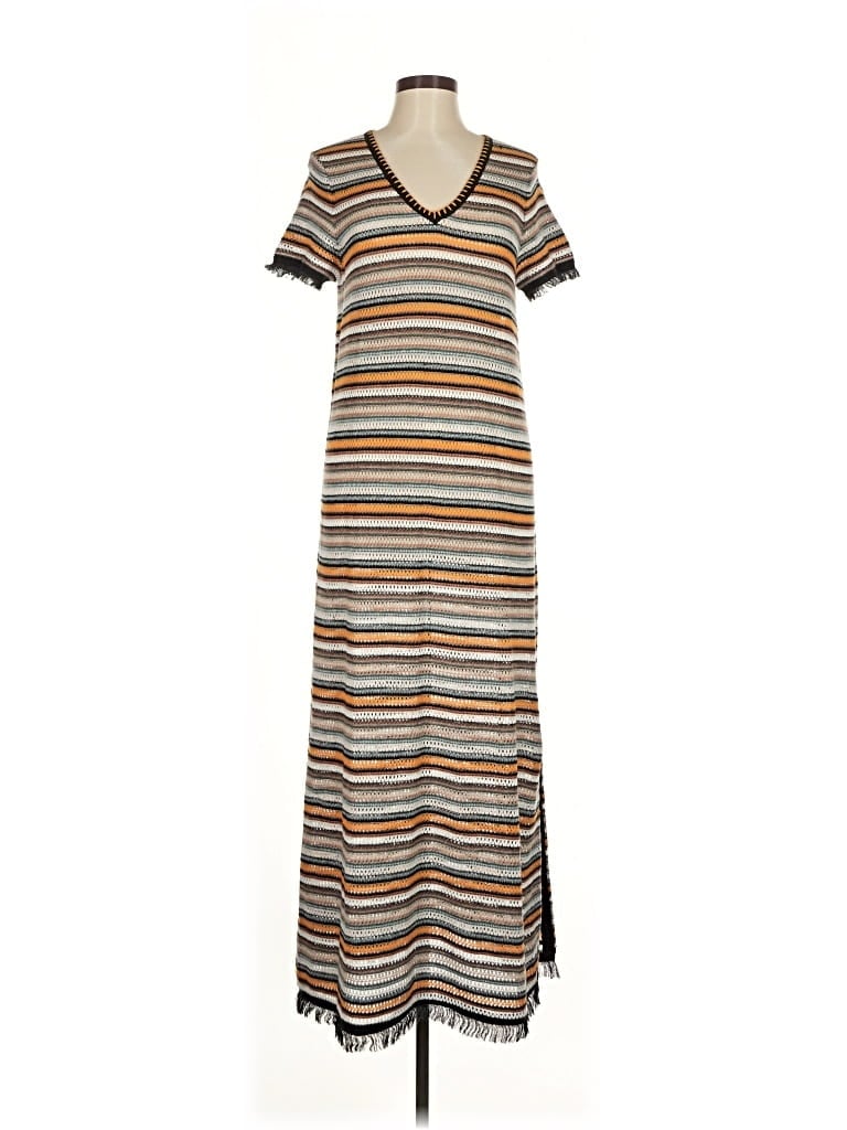 Pre-owned Lisa Todd Casual Dress In Brown