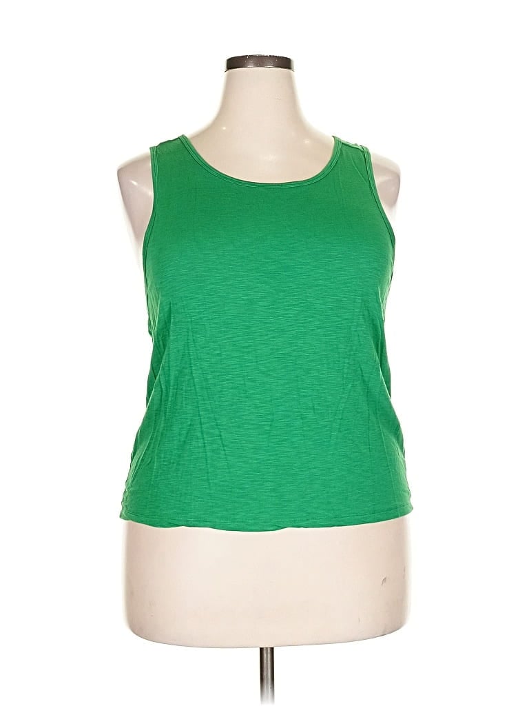 Pre-owned Aerie Sleeveless T-shirt In Green