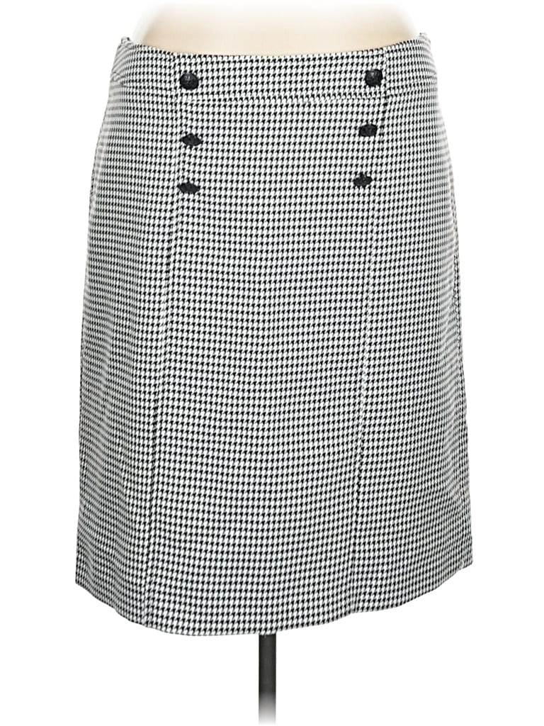 Pre-owned Kasper Casual Skirt In Gray