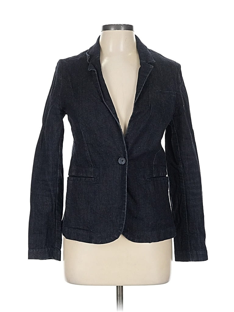 Pre-owned Banana Republic Factory Store Blazer Jacket In Blue