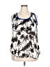 Torrid 100% Polyester White Sleeveless Blouse Size 2X Plus (2) - photo 1