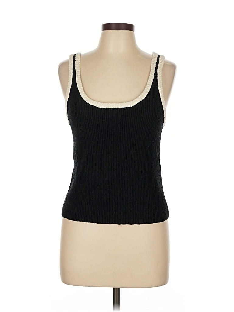 Pre-owned Rails Sleeveless Top Black Scoop Neck Tops