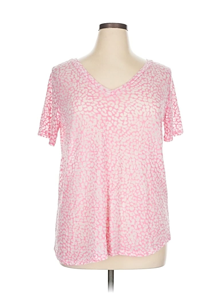 Pre-owned Bibi Short Sleeve T-shirt In Pink