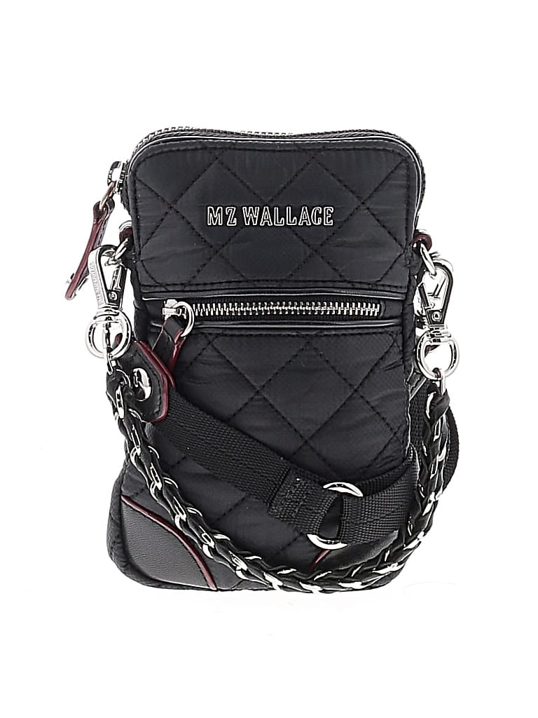 Pre-owned Mz Wallace Crossbody Bag In Black