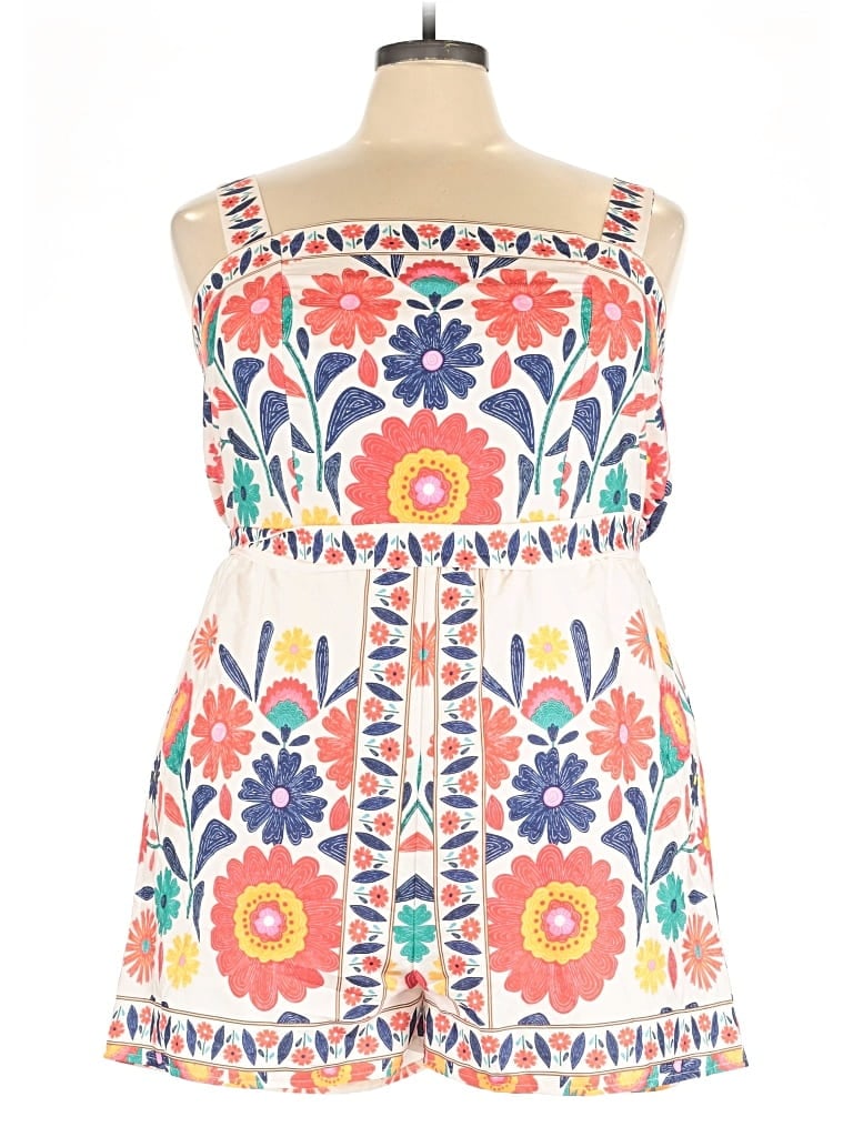 Pre-owned Assorted Brands Romper In White